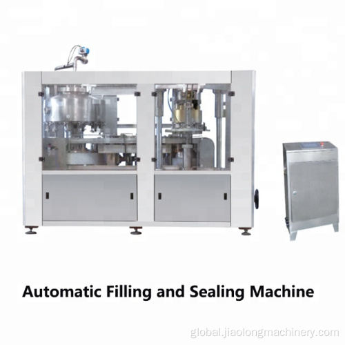 Tin Can Meat Filling And Sealing Machine Easy Operation Pop Can Beer Filling and Sealing Machine Supplier